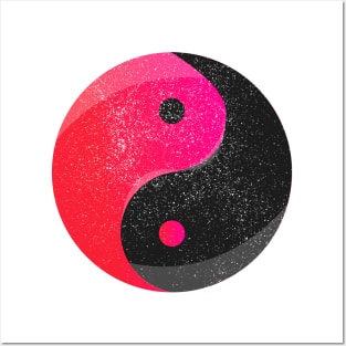 yin yang symbol Posters and Art